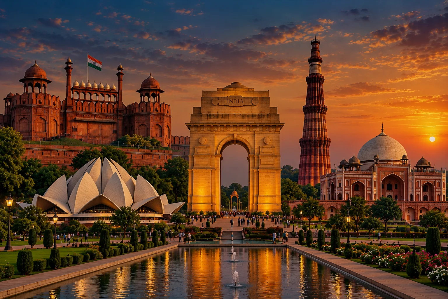 Delhi monuments