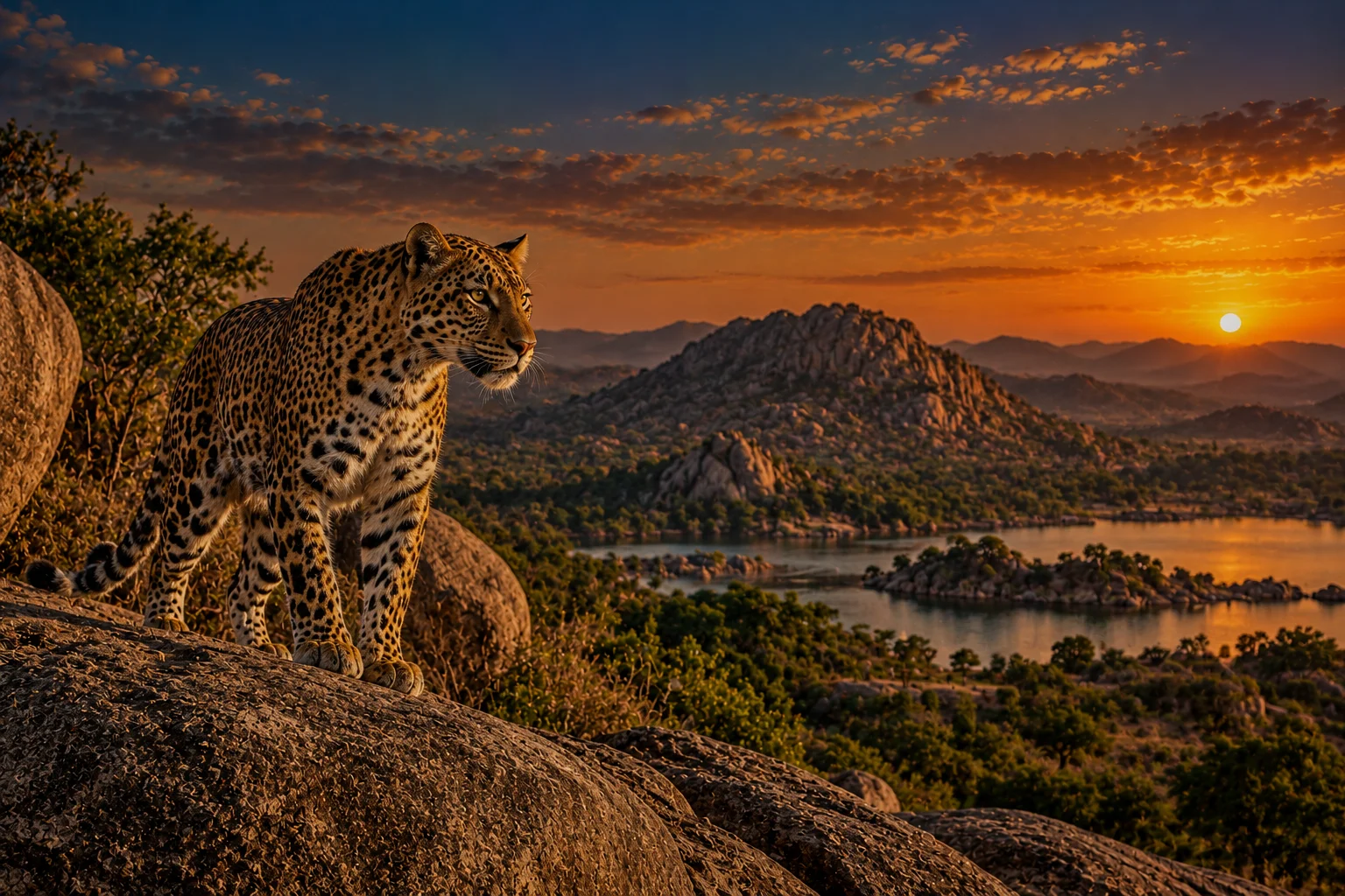 Leopard in Jawai
